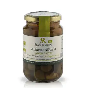 Măsline verzi întregi cu sâmburi BIO – Soler Romero