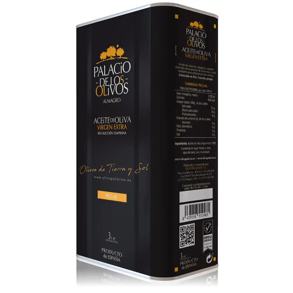 Ulei de Măsline Palacio de Los Olivos Picual EVOO 3L