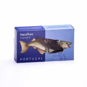 Cod în stil Portughez în ulei de măsline cu usturoi 120 g