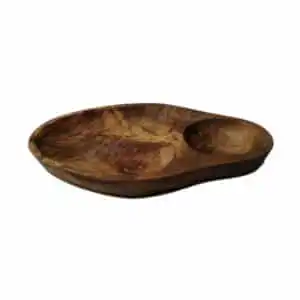 Platou compartimentat Lemn de Măslin 20 cm